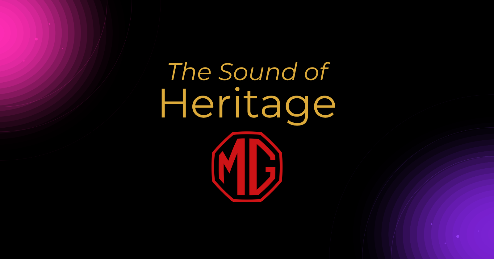 MG Motors sonic identity
